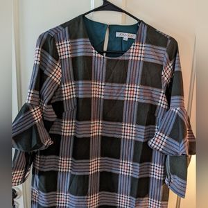 JoyJoy Plaid Holiday Dress